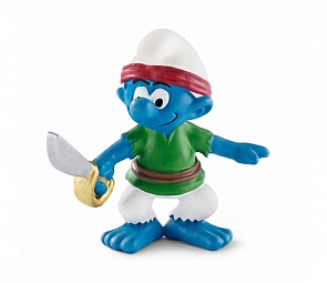 Фигурка из серии Смурфики – Гном пират (Schleich, 20762k)